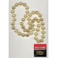 Racing Tire Mardi Gras Beads with Square Light-Up Disk